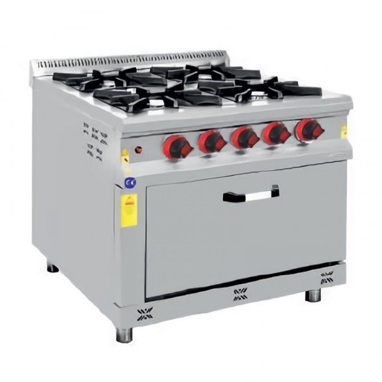 4-Burner Range with Oven
