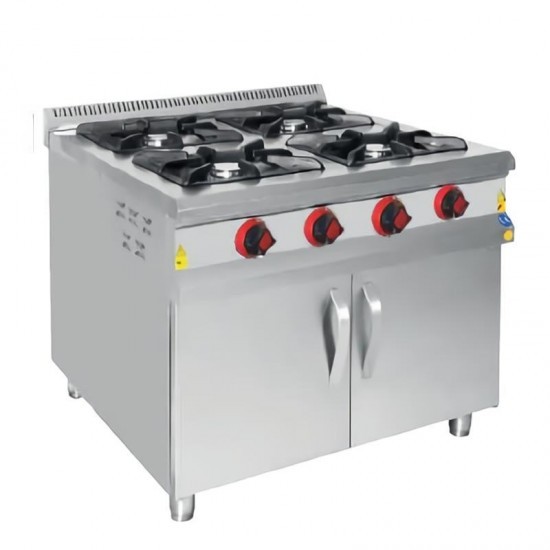4-Burner Range with Cabinet