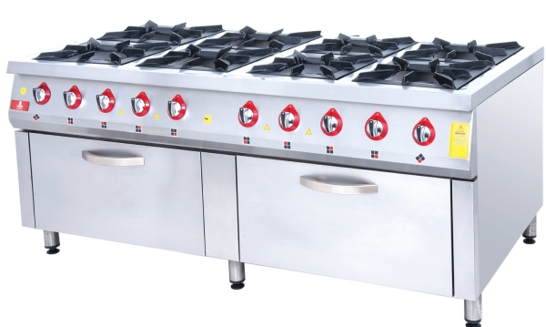 8-Burner Range