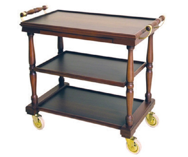 Wooden Service Trolley